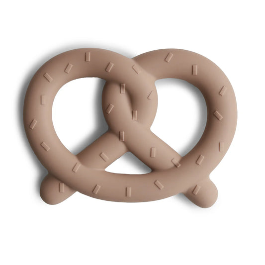 Anneau de dentition en forme de bretzel