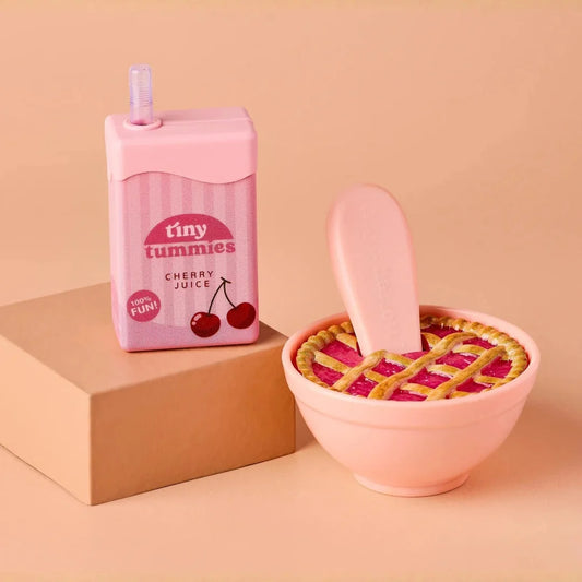 Tarte aux cerises & jus de cerise magiques pour poupée