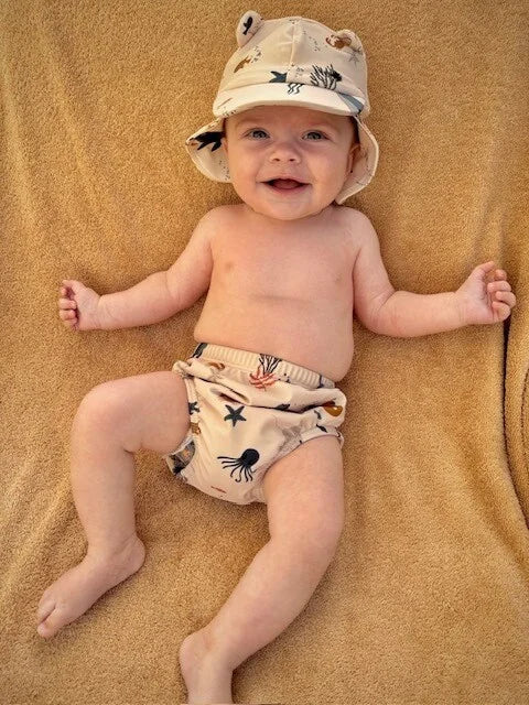 Pantalon de bain bébé ANTHONY Sea creature / Sandy