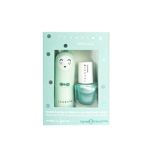 Coffret Aqua duo baume à lèvres et vernis à l'eau - Pomme