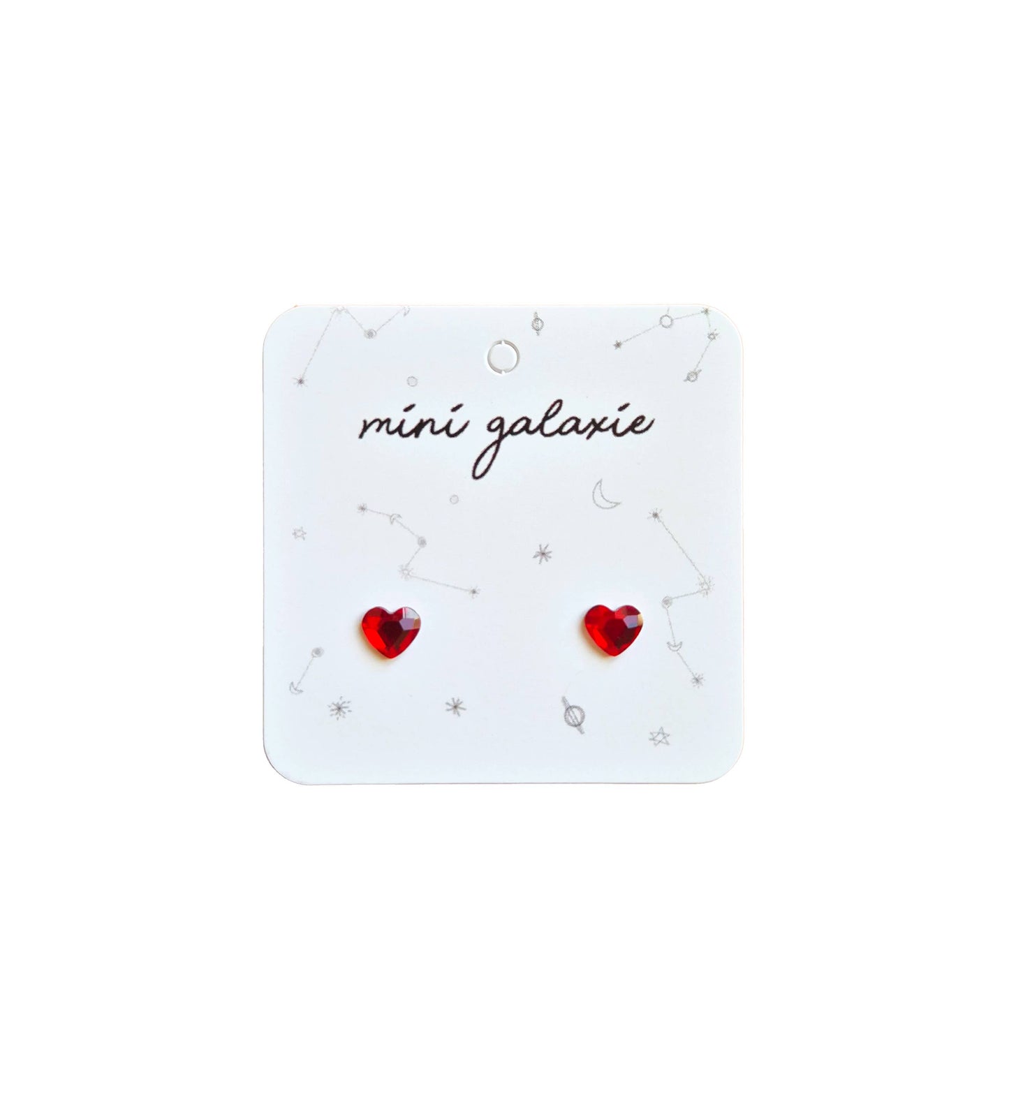 Boucles d'oreilles clous fantaisie pour enfant - Cœurs ❤️