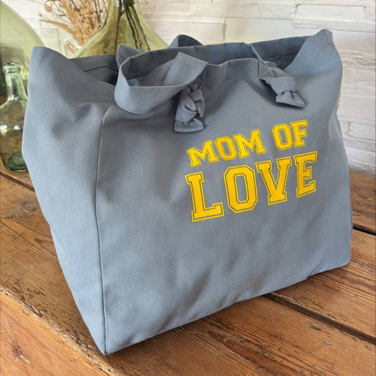 Marcel & Lily -  Sac cabas "Mom of Love" bleu nuage