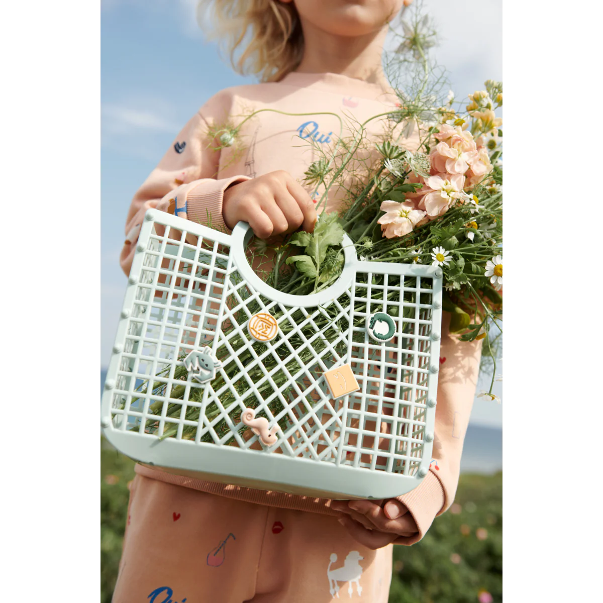 Panier Samantha avec breloques LIght Peppermint