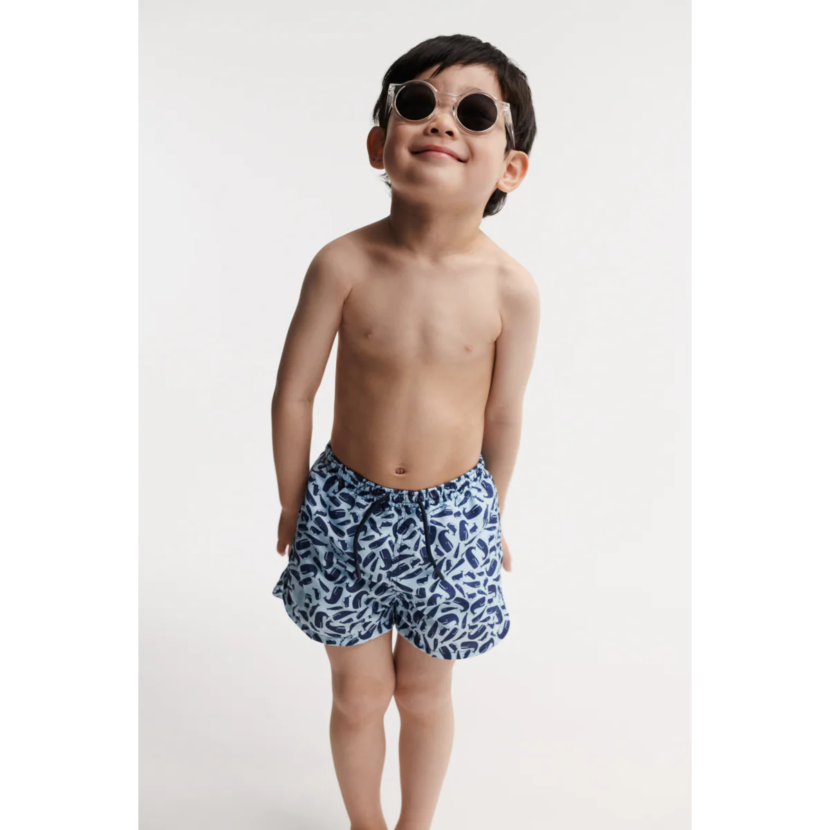 Short de bain imprimé AIDEN Ocean / Pure sky