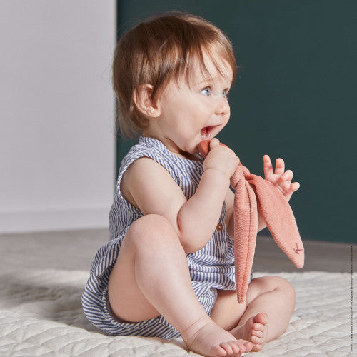 Anneau de dentition en silicone lapin - Terracotta