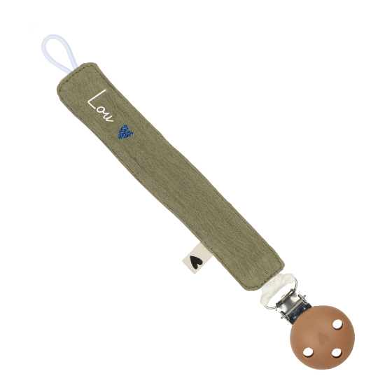 Attache tétine en gaze