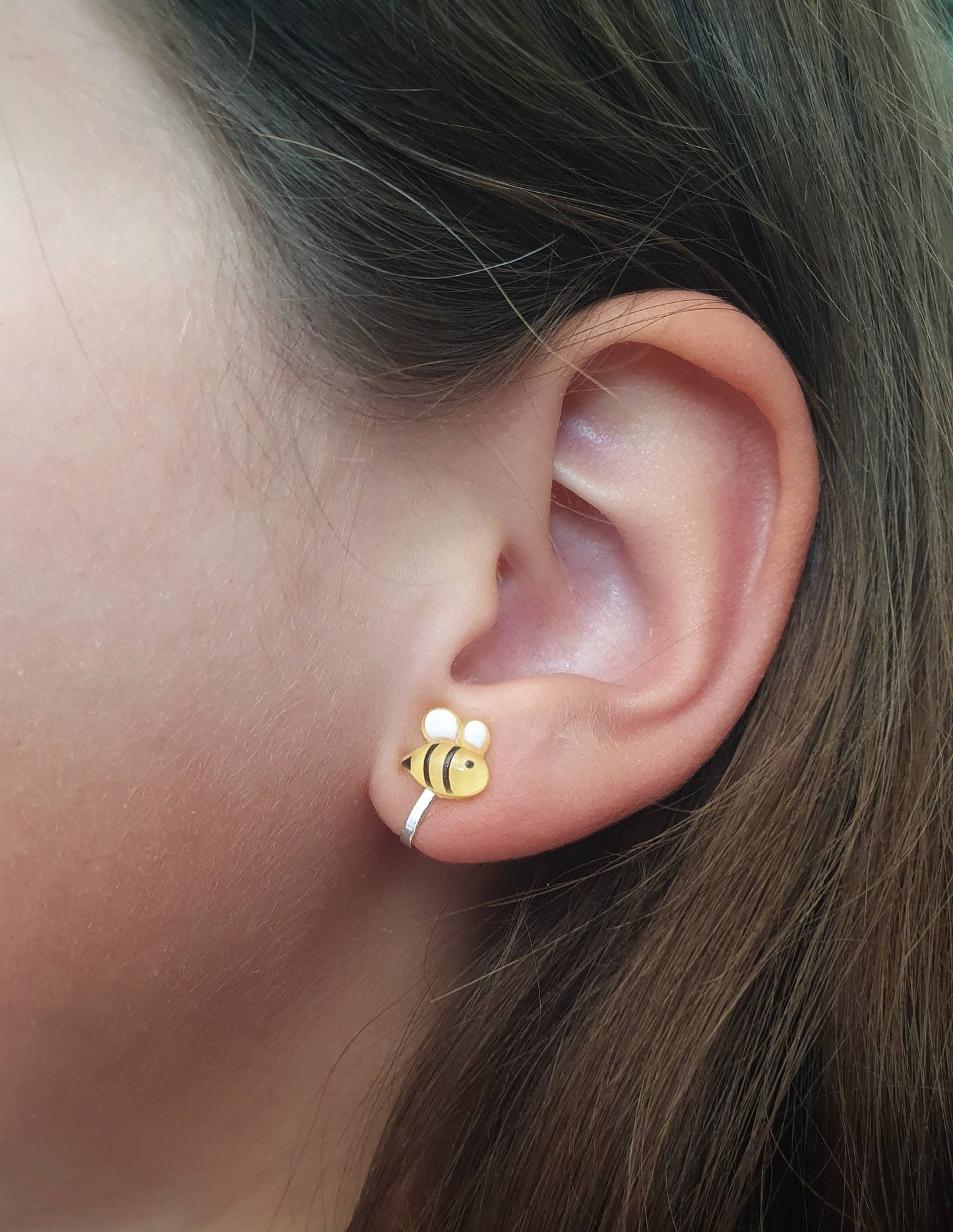 Boucles d'oreilles clips enfant - licornes et arc en ciel 🌈