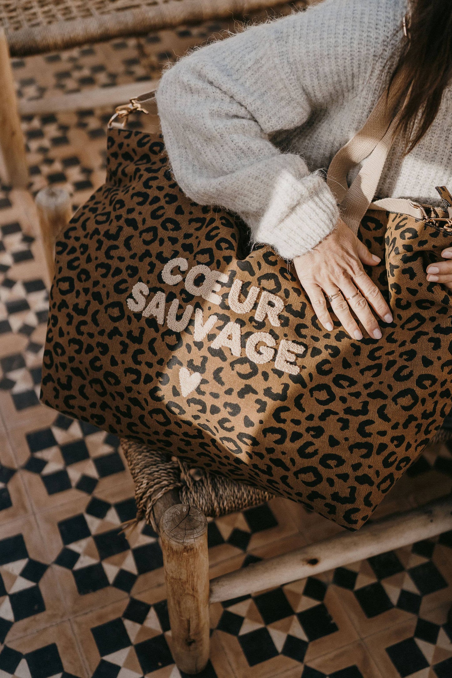 Zakuw - Sac cabas XL Sauvage - Motif Léopard