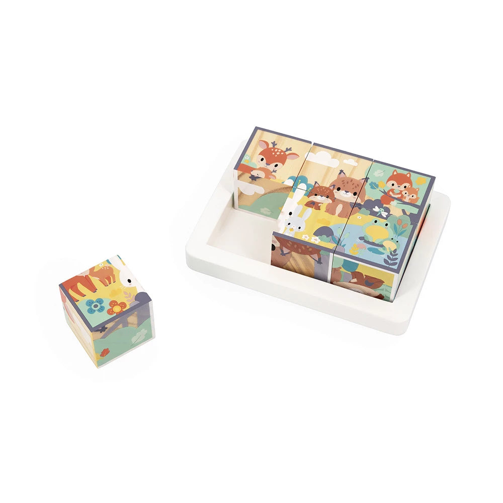 Barquette 6 Cubes Pure (bois)