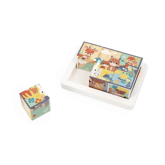 Barquette 6 Cubes Pure (bois)