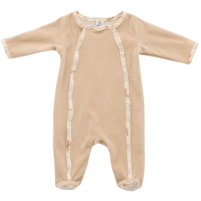 Dors-bien velours beige