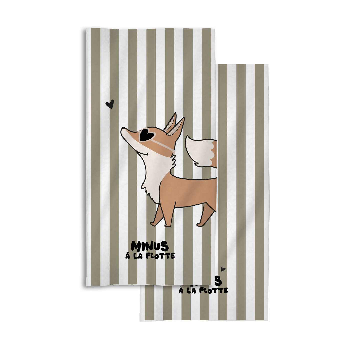 Zakuw - Serviette microfibre enfant - Minus - Renard