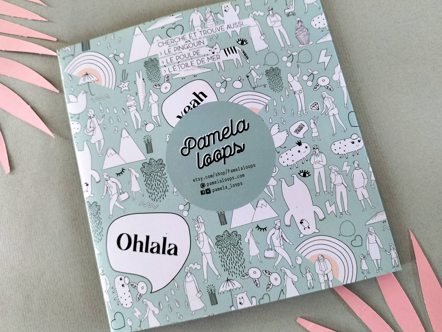 Pamela Loops - Poster Cherche et Trouve « Bébé en route » pour futur grand-père