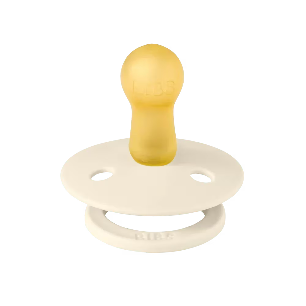 Tétine BIBS latex - STUDIO Colour Tétine Pin - Ivory Vanilla