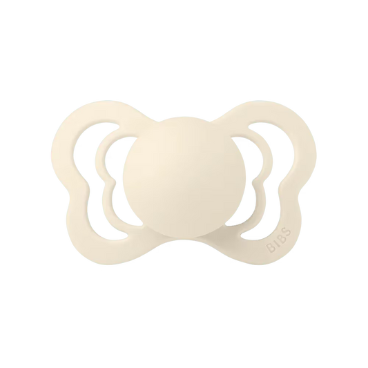 Tétine BIBS silicone anatomique Couture Tétine - Ivory
