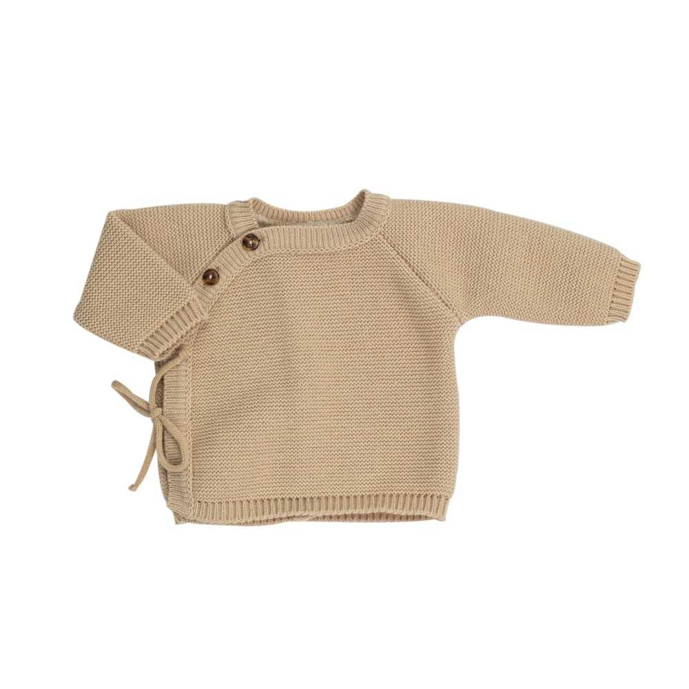 Brassière bébé en maille - Sable