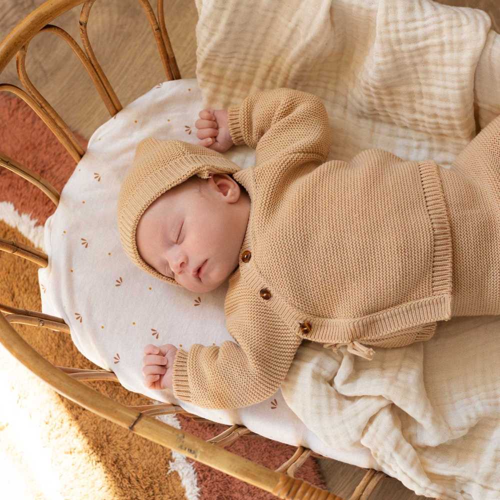 Brassière bébé en maille - Caramel