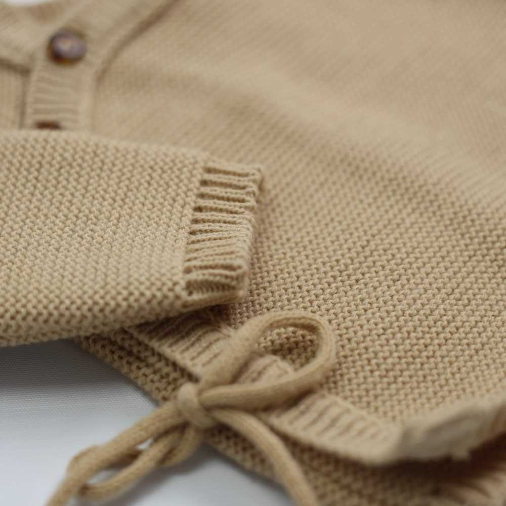 Brassière bébé en maille - Sable