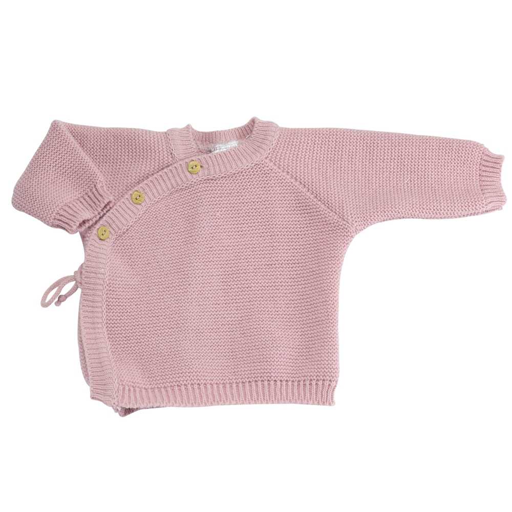 Brassière bébé en maille - Rose