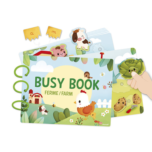 Busy-book Ferme en carton