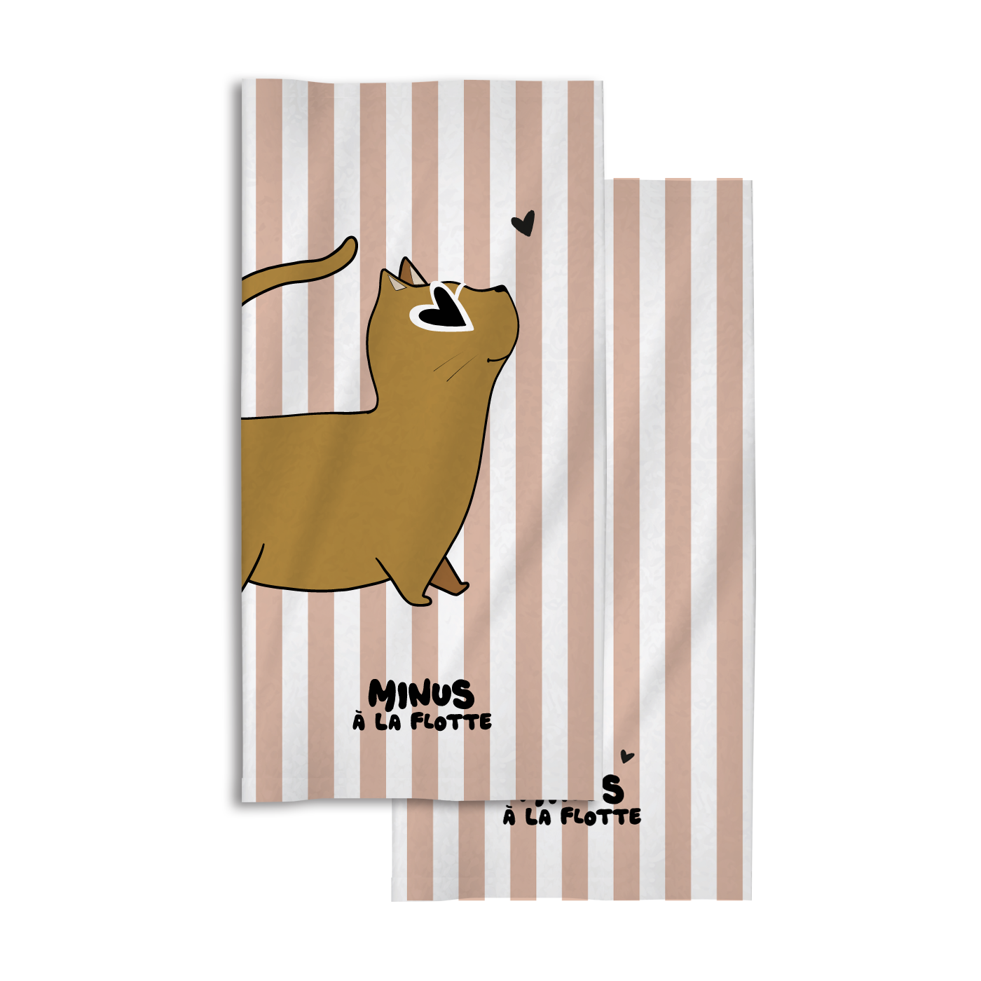 Zakuw - Serviette microfibre enfant - Minus - Chat