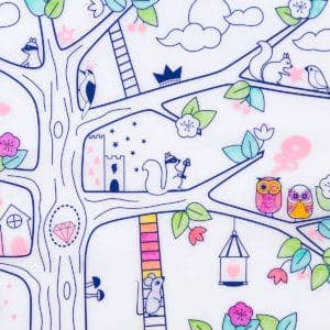 SuperPetit - Coloriage réutilisable - Set en silicone ARBRE MAGIQUE