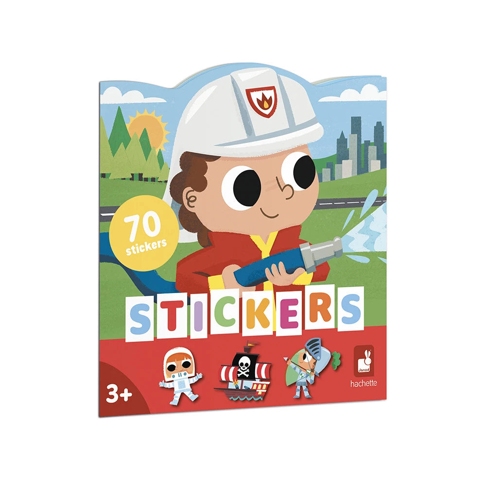 Cahier de Stickers et Décors Aventuriers - 70 stickers - Janod