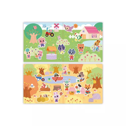 Coffret Créatif Stickers Epais Repositionnables - 18 mois