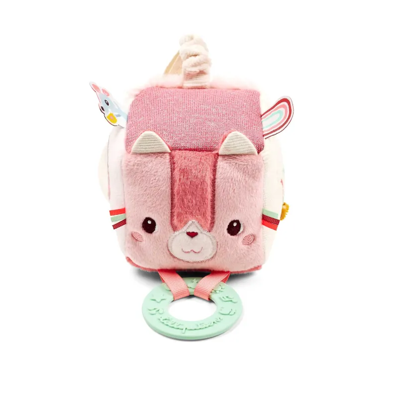 Cube d'activités bébé Jeanne le chat