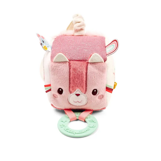 Cube d'activités bébé Jeanne le chat