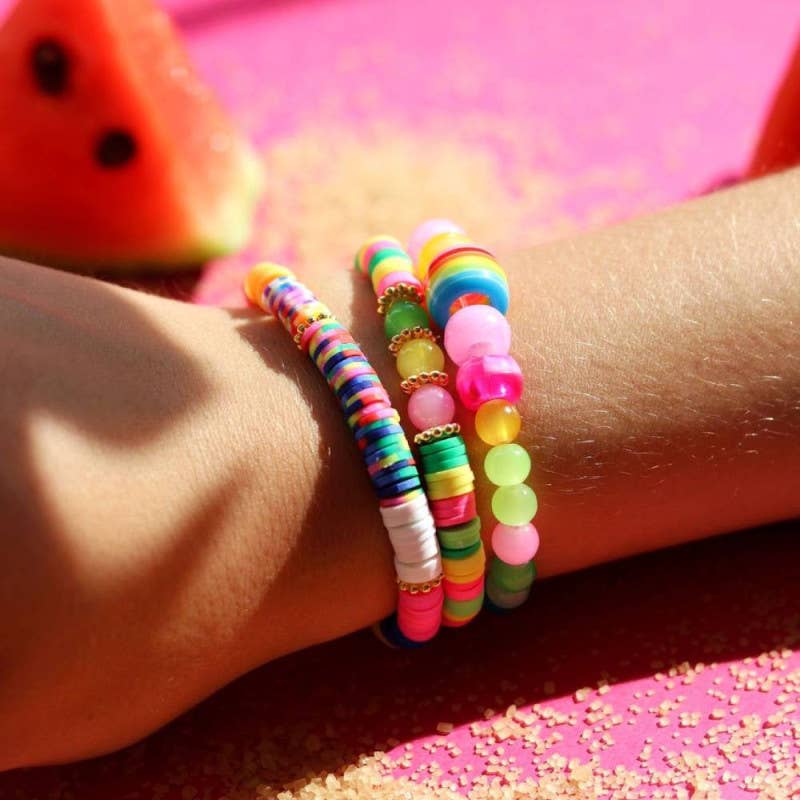 La Petite Épicerie - Mix of Heishi Beads and Charms - Havana