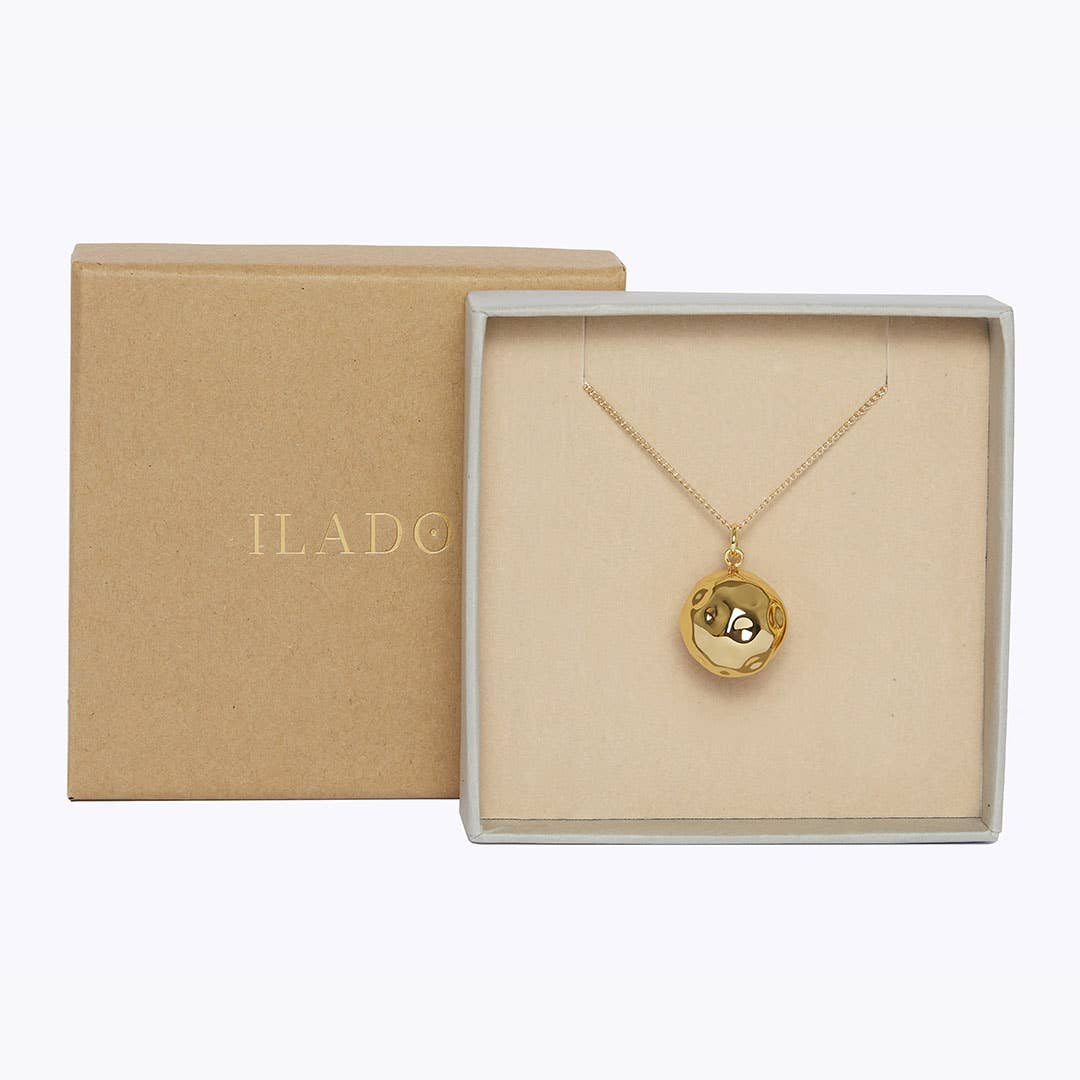 Ilado - Bola MOON sur chaine: Or jaune