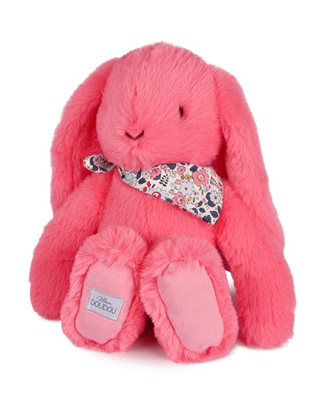 Peluche lapin 35 cm - Lapin Fleurette