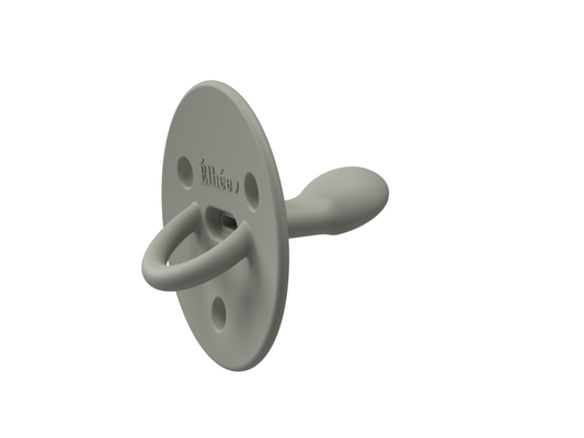 Taille 1 ( 0-6 mois) Tétine ChooChoo - La sucette physiologique en silicone: Blue Grey
