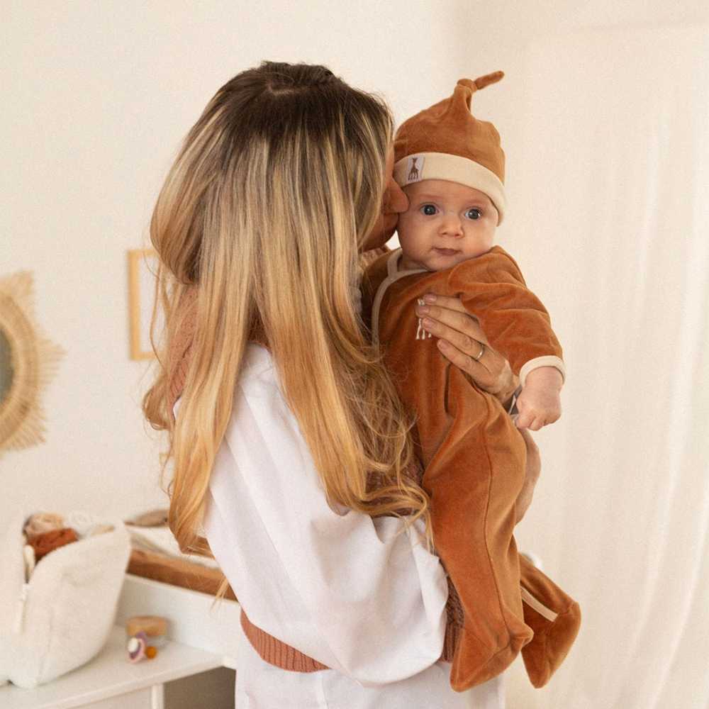 Pyjama de naissance - Sophie la girafe - caramel
