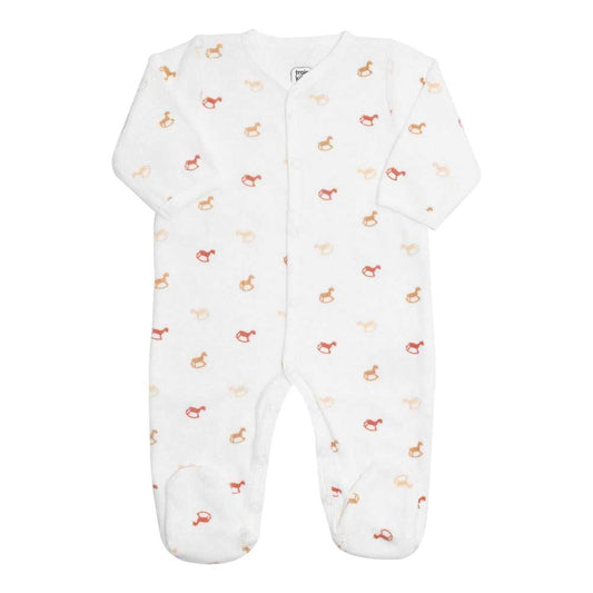 Pyjama de naissance - Chevaux à bascules
