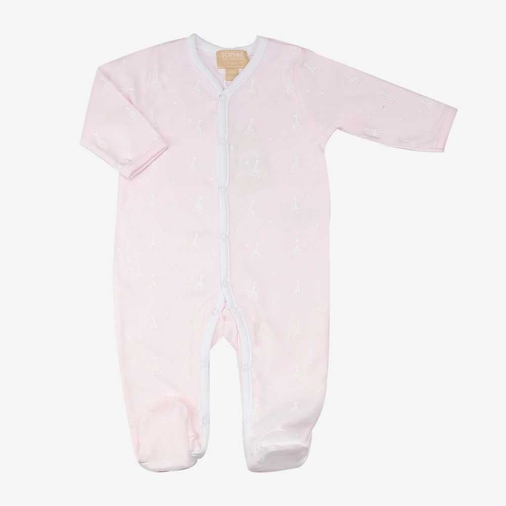 Pyjama de naissance - Sophie la girafe - rose