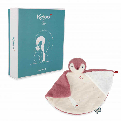 Doudou manchot Rose