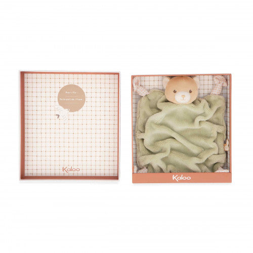 Doudou ours Vert