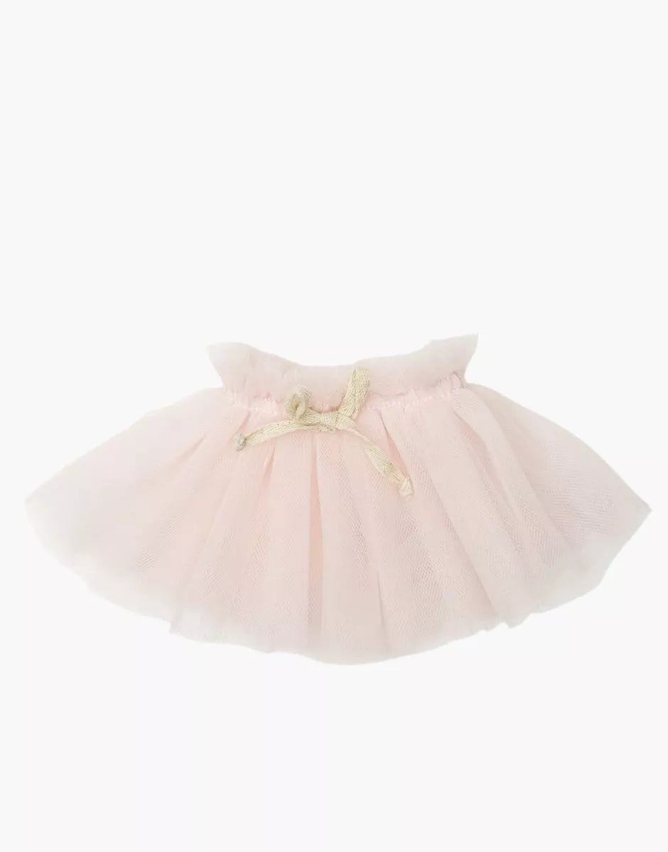 Tutu court Alicia avec nouettes rose pétale