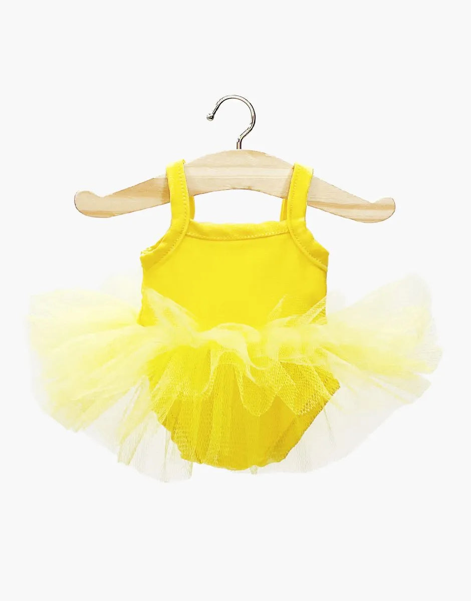 Tutu Stella en lycra et tulle citron