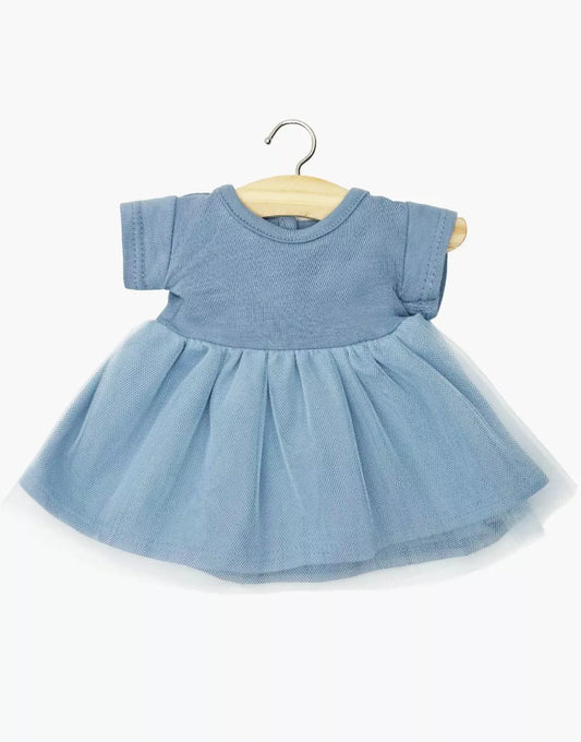 Tutu Rosana à manches courtes bleu cobalt