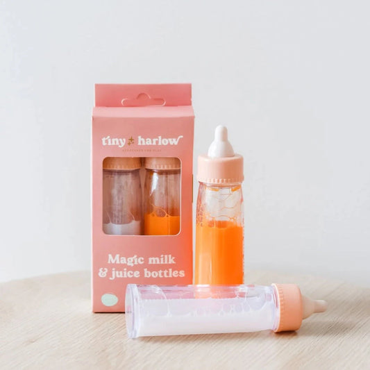 Duo de biberons magiques - Lait et jus - Tiny Harlow