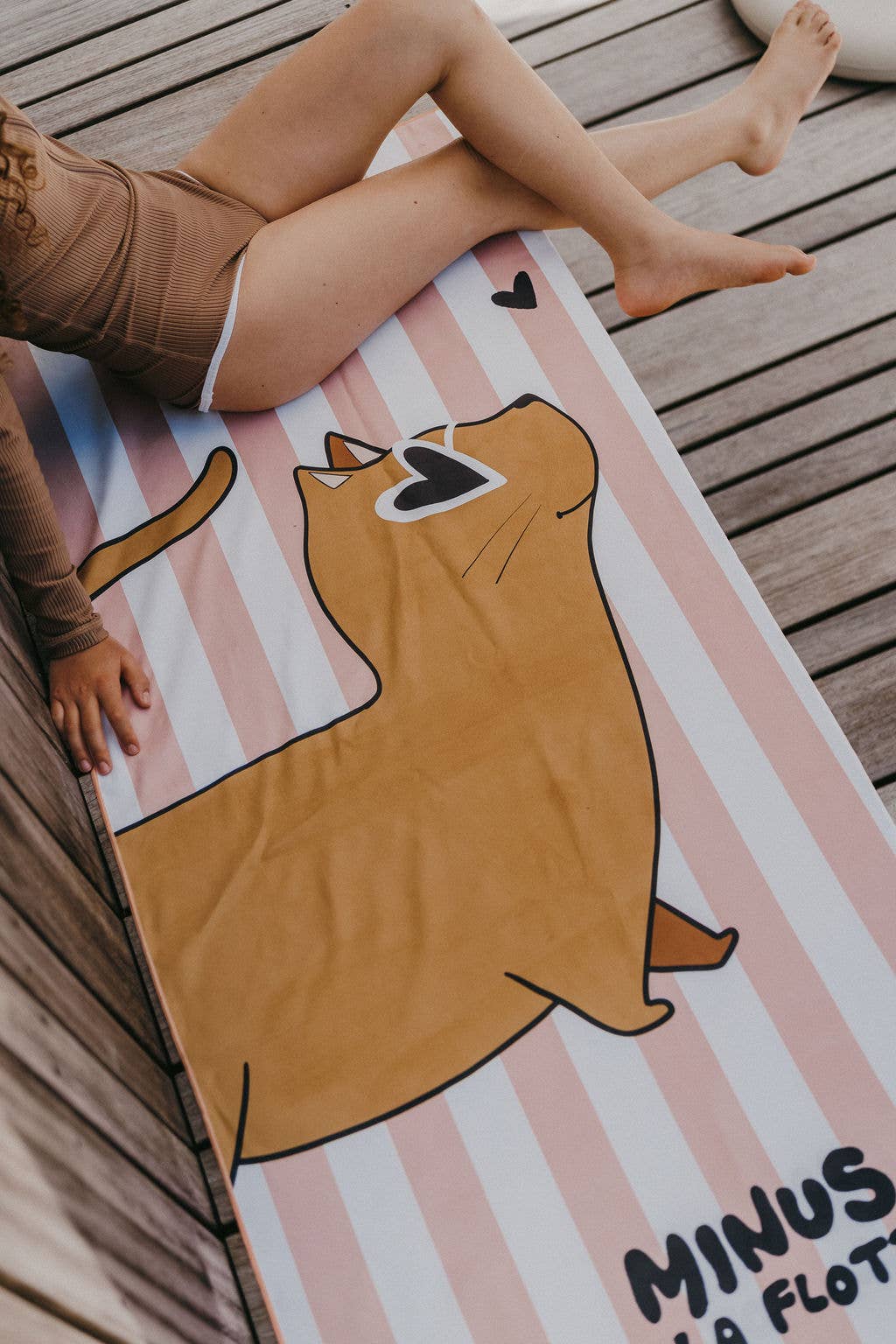 Zakuw - Serviette microfibre enfant - Minus - Chat
