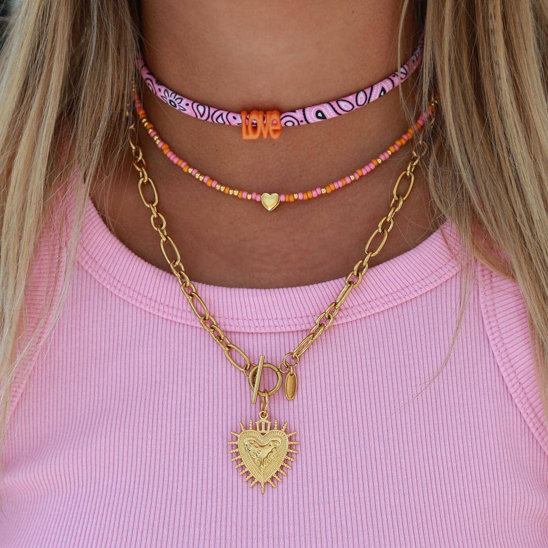 Love Ibiza - Bracelet de cheville style bandana - choisissez votre couleur !
