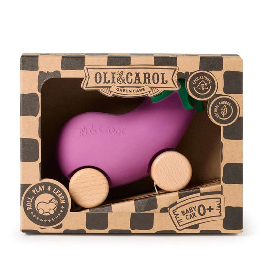 Voiture aubergine