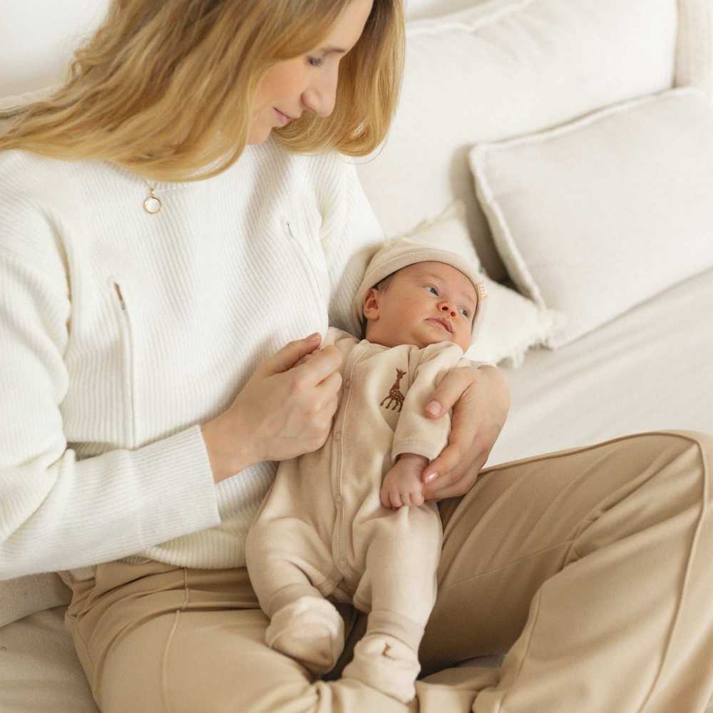 Trousseau de naissance - Sophie la girafe - crème