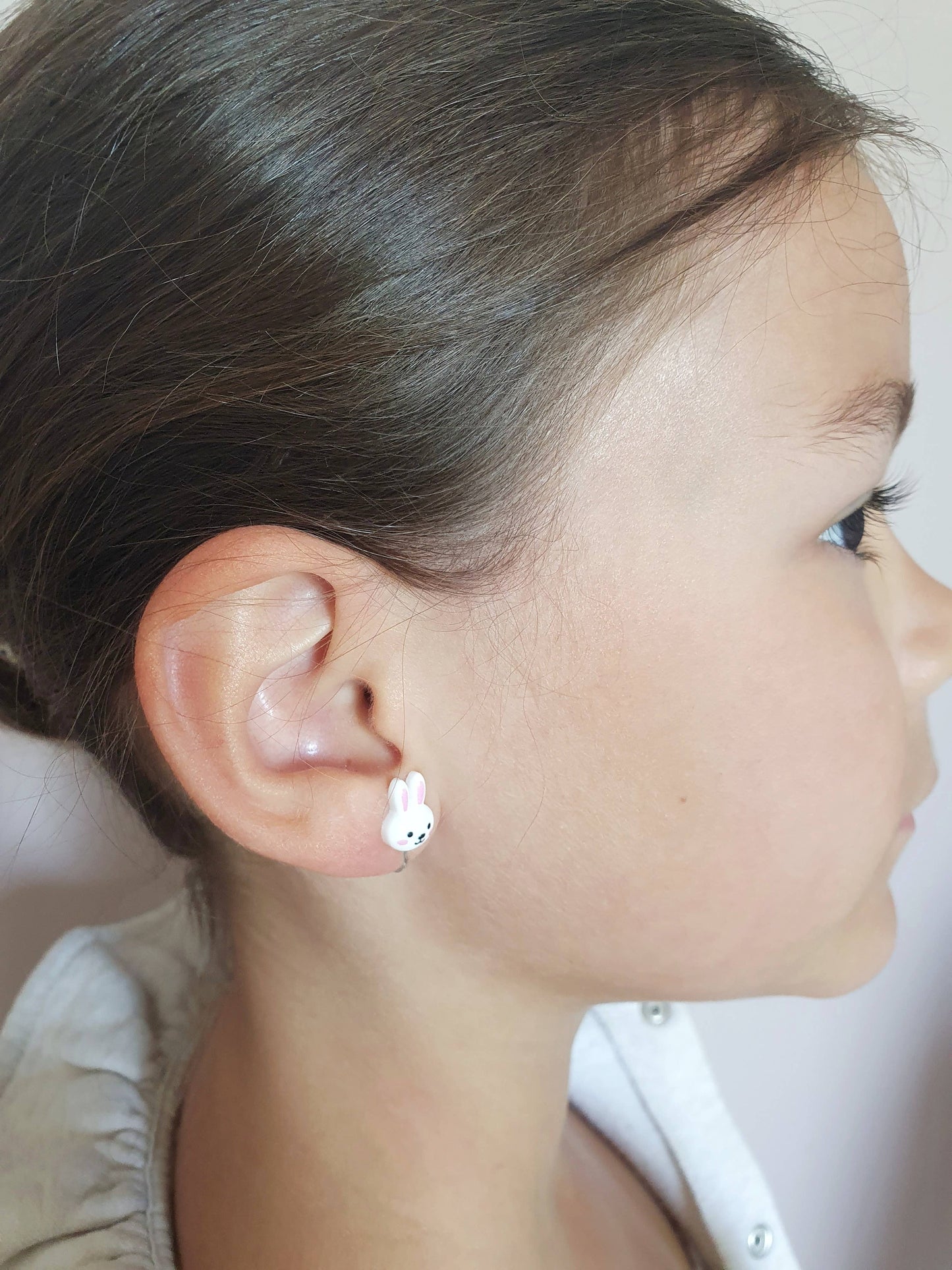 Boucles d'oreilles clips pour enfant lapins et créatures 🐰
