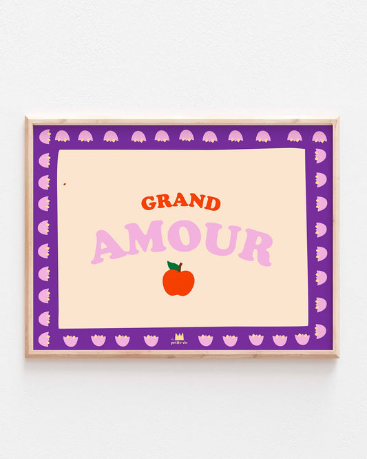 Ma Petite Vie - Affiche -décoration maison - Grand Amour