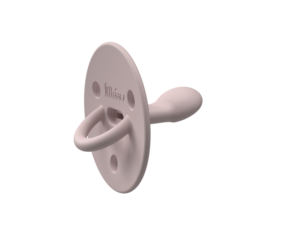 Taille 2 ( 6-18 mois) Tétine ChooChoo - La sucette physiologique en silicone: Blue Grey